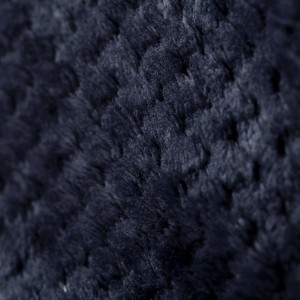 Women’s full zip waffle coral fleece jacket