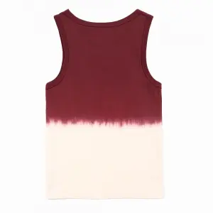 Men’s full cotton dip dye casual tank