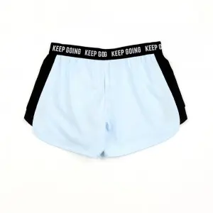 Women’s elastic waistband poly pique sport shorts