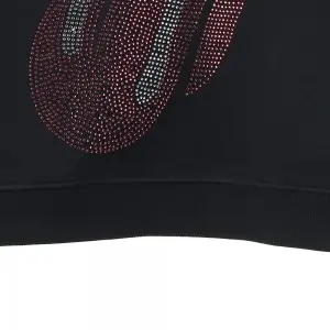 Custom Women Heat-setting Rhinestones Drop Shoulder Sweatshirts