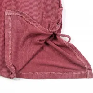 Acid washed women’s dip dyed slit rib tank