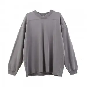 Custom Men’s French Terry 100% Cotton Sweatshirts Acid Wash Top