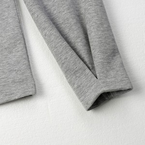 Women’s Sequin embroidery Men’s scuba fabric slim fit track pant crew neck sweater shirt