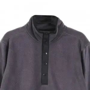 Men’s Snap-Front Pullover Polar Fleece Sweatshirts Winter Tops for Men