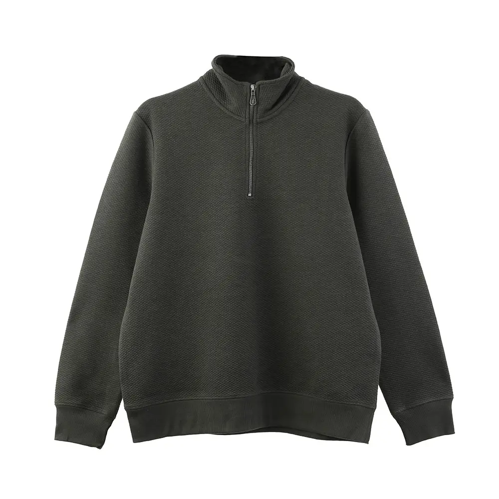 Men‘s  Jacquard Sweatshirt Textured Pullover Shirts