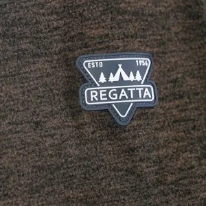 Men’s full zip space dye sustainable polar fleece hoodie