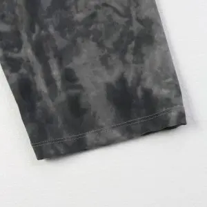 Women’s brushed Imitation tie-dye print short legging