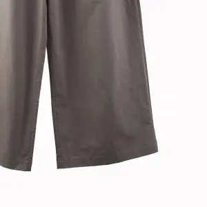 Custom Women 100% Cotton Woven Fabric Lightweight Pants