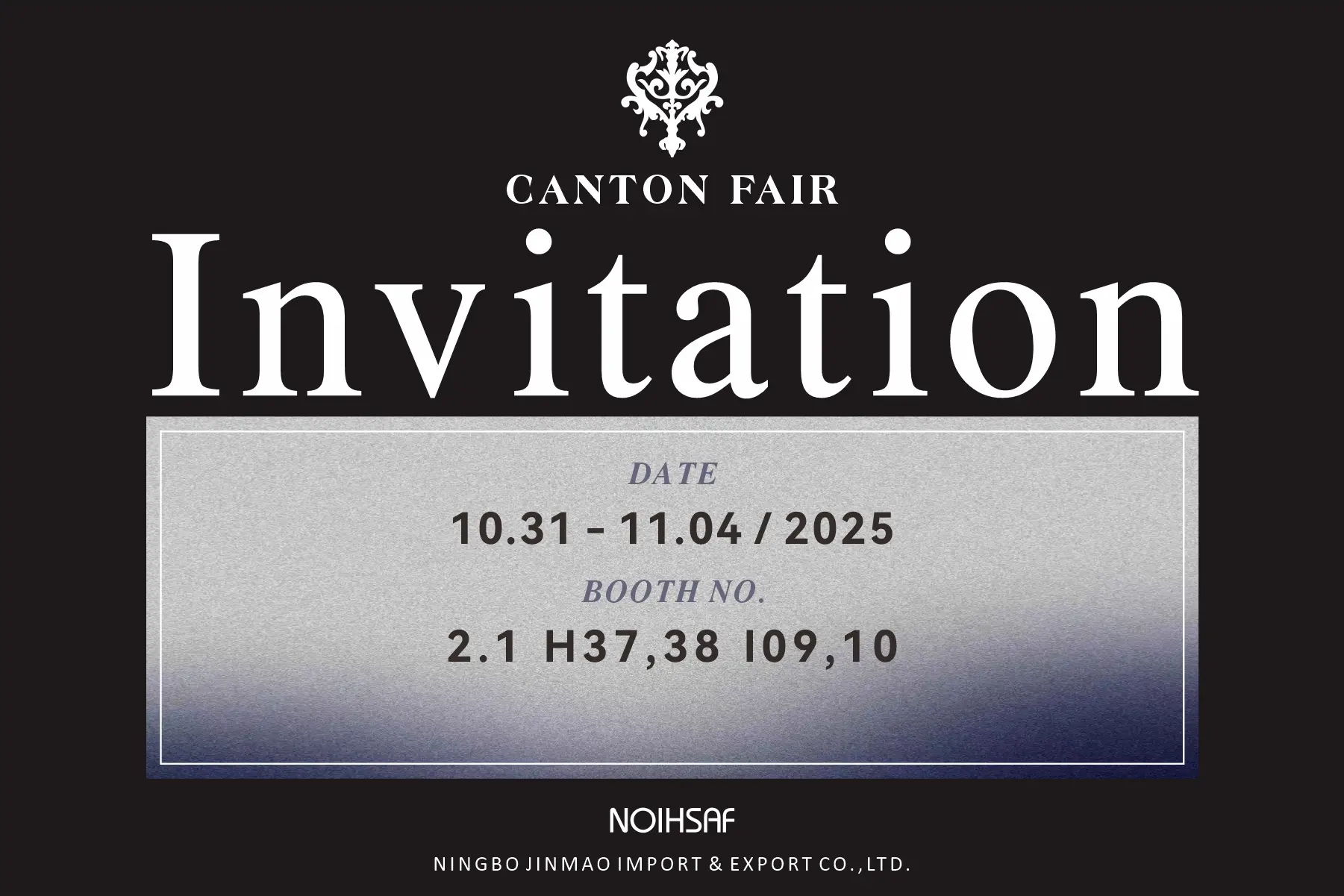 Meet Us At The 138th Canton Fair!