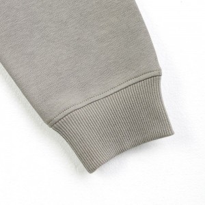 Men’s silicon transfer print kangaroo pocket fleece hoodie