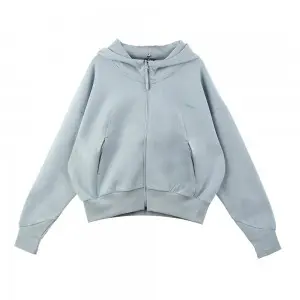 Women’s sport full zip-up scuba hoodie