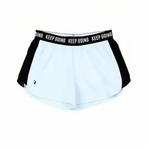 Women’s elastic waistband poly pique sport shorts