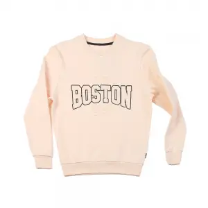 3D embossed graphic men’s fleece crew neck sweater shirt