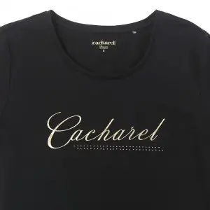 Silicon wash BCI cotton women’ s foil print T-shirt