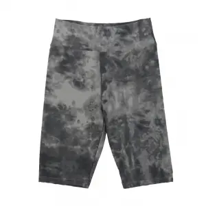 Women’s brushed Imitation tie-dye print short legging