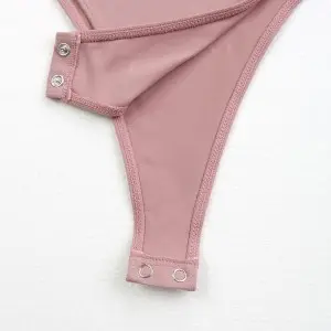 Women’s brushed nylon spandex interlock bodysuit