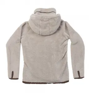 Women’s full zip high collar coral fleece hoodie
