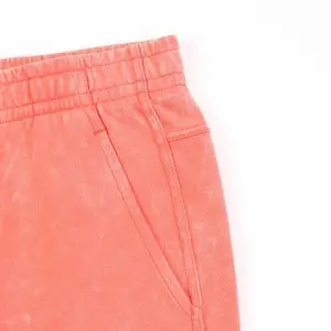 Men’s Snowflake washed french terry shorts