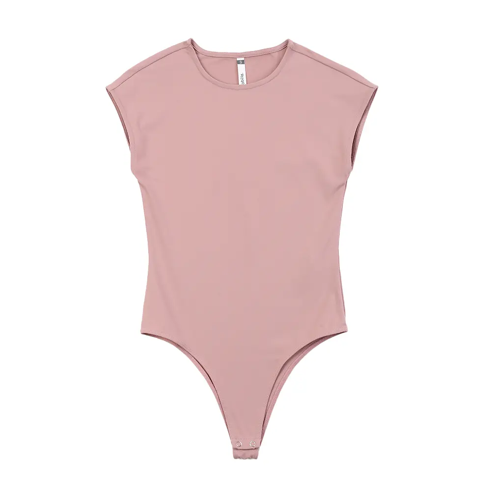 Women’s brushed nylon spandex interlock bodysuit