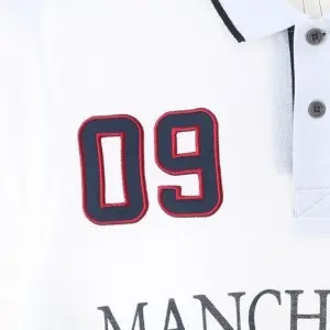 Men’s Printing Embroided Yarn Dye Pique Polo Shirt