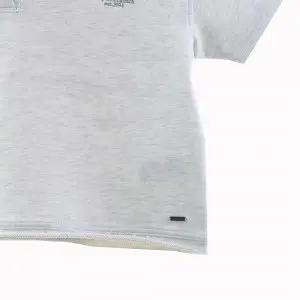 Women Lapel Polo Collar French Terry Sweatshirts with Embroidery