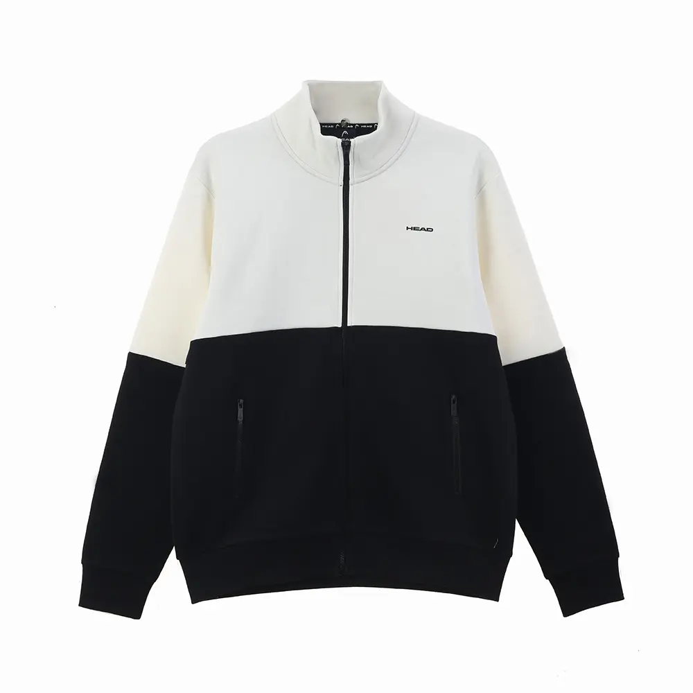 Custom Men’s Cotton Polyester Fleece Jacket Men Sports Top