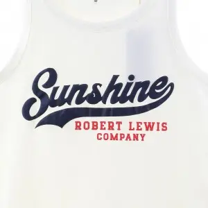 Wholesale Customizable Men’s Vest 100%Cotton Puff Print Sleeveless T Shirt